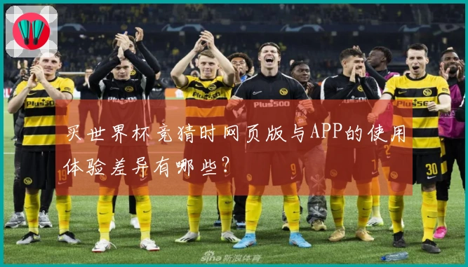 买世界杯竞猜时网页版与APP的使用体验差异有哪些？