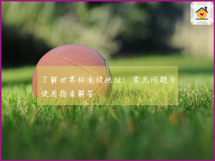 了解世界杯竞猜地址：常见问题与使用指南解答